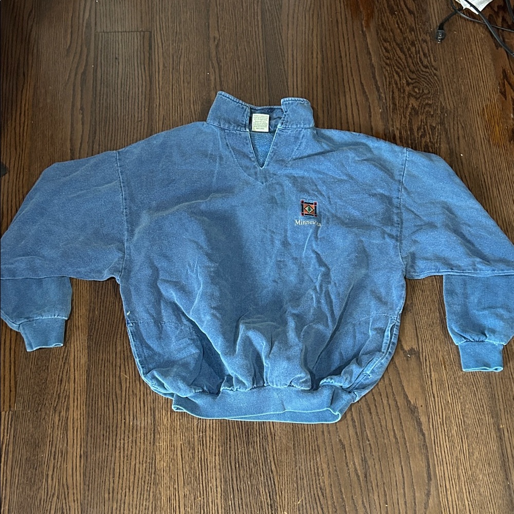 Vtg Suttons blue pullover Minnesota pullover sweatshirt sportswear sz L